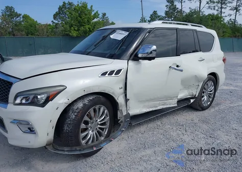 2016 Infiniti Qx80 из США, поврежденный, VIN JN8AZ2NE7G9125016